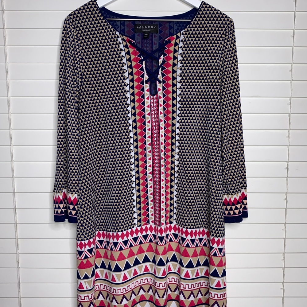 Laundry By Shelli Segal Geometric Dress